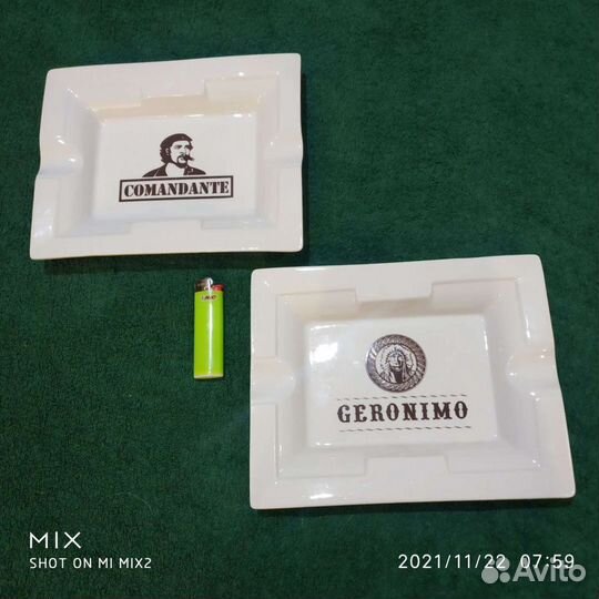 Пепельница для сигар, керамическая