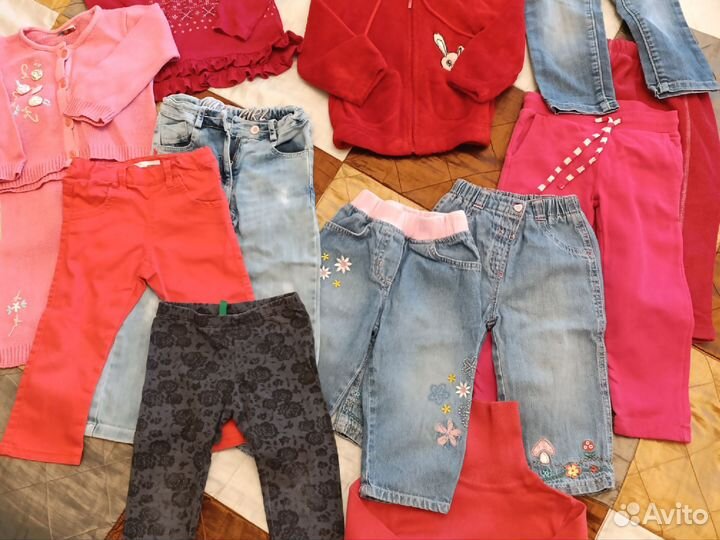 Пакет вещей на девочку 80-92