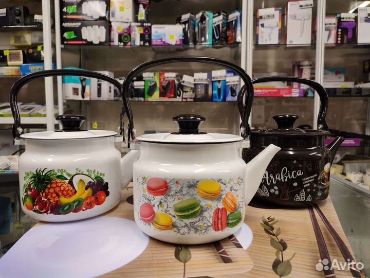 Эмалированные чайники