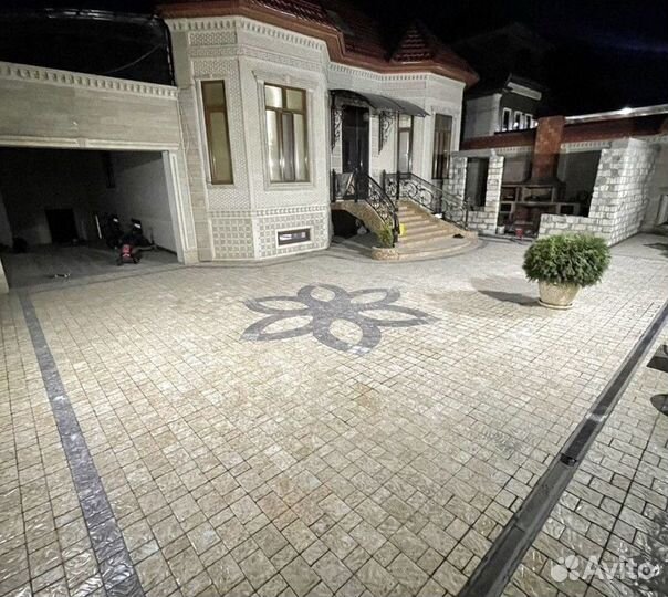 Эстетика вашего двора с тротуарной плиткой