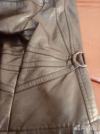 Куртка кожаная женская 48 50