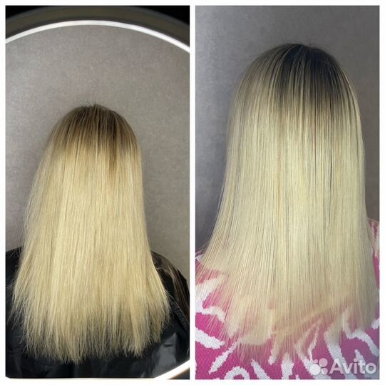 Кератиновое выпрямление волос /Ботокс