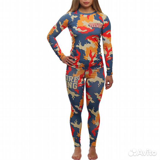 Рашгард женский Hardcore Training Autumn Camo (XS)