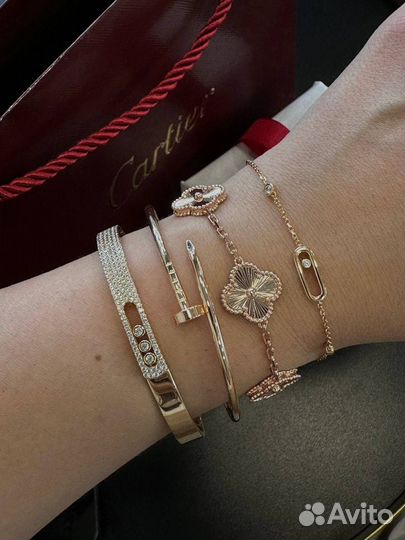 Золотые браслеты премиум качества