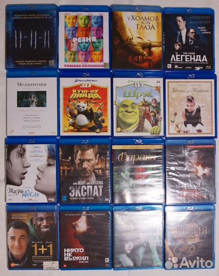 Коллекция фильмов Blu-ray. BD-диски, 38 шт, Mint