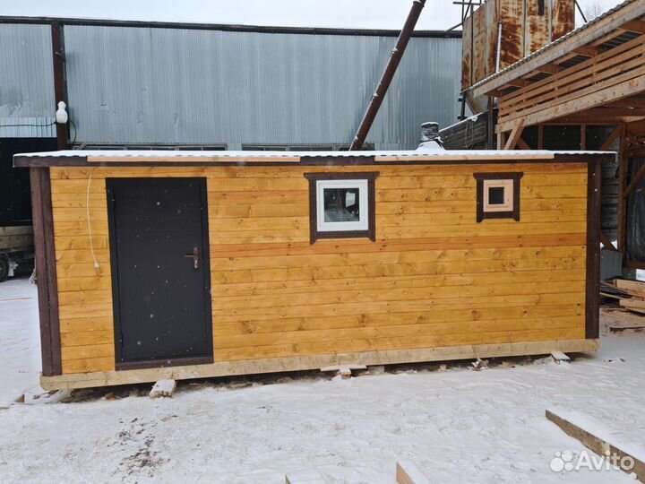 Мобильная баня 6 м