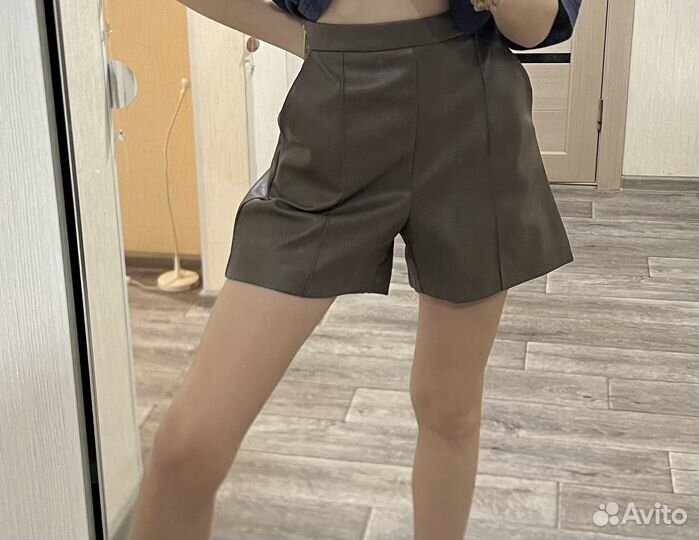 Кожаные шорты befree
