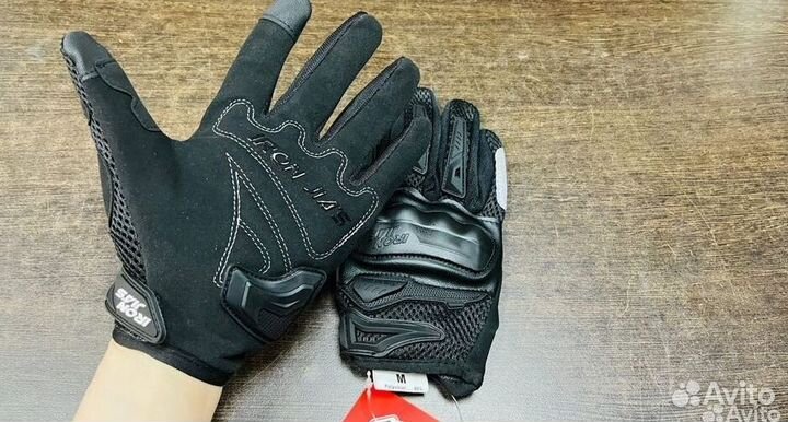 Мото перчатки с защитой для мотокросса эндуро