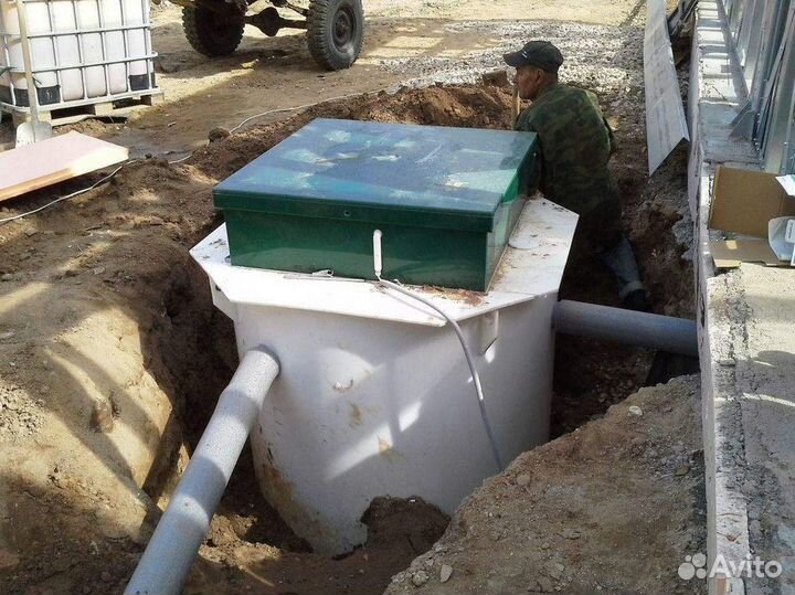 Септик под ключ. Топос и др. бренды. Рассрочка