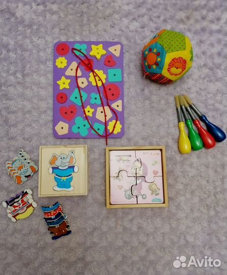 Развивающие игрушки 0-24м