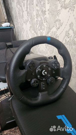 Игровой руль logitech g923 для ps4, ps5