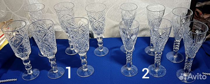 Фужеры и стаканы СССР