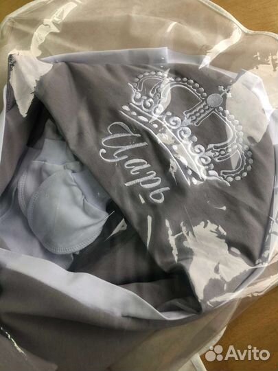 Конверт на выписку для мальчика зимний