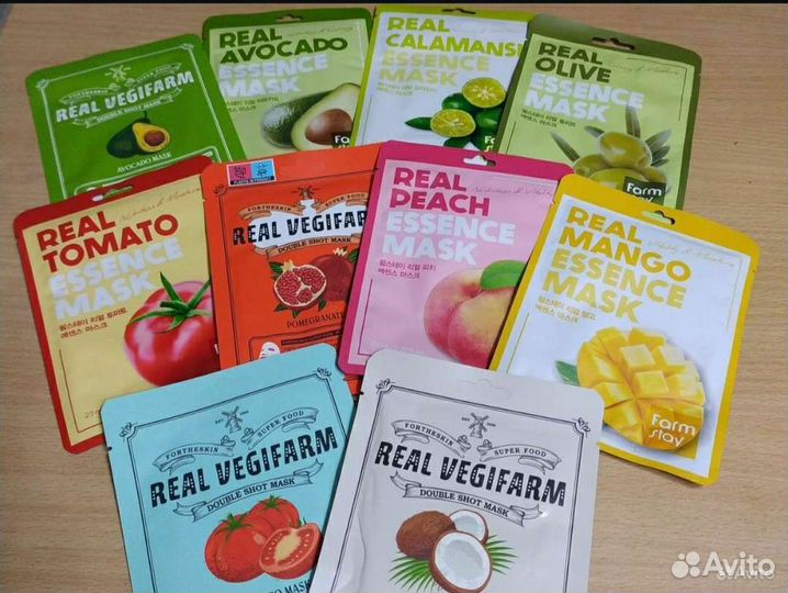 Маска для лица тканевая