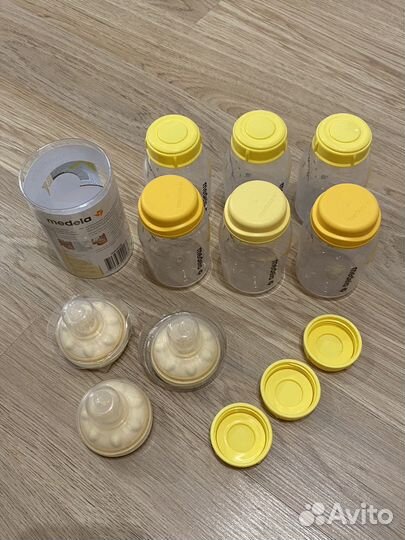 Бутылочка medela и соска calma