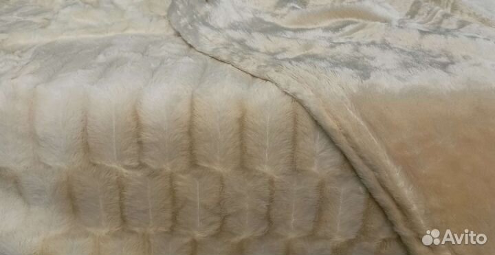 Плед покрывало 220х240см, двухстороннее