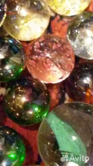 Шарики декоративные пластмассовые-40шт