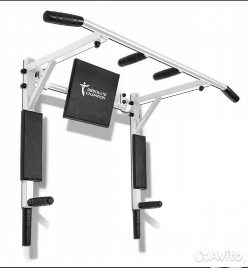 Турник 3в1 белый (Турник-брусья-пресс)