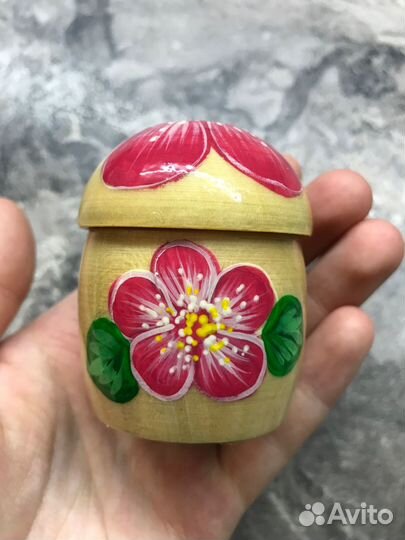 Солонка деревянная