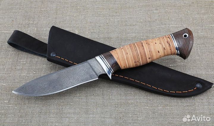 Нож Фокс Х12мф рукоять береста