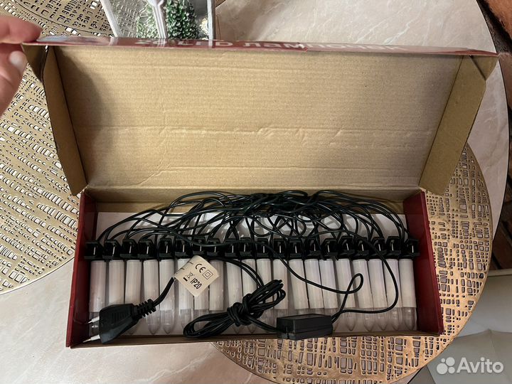 Елочная гирлянда свечи