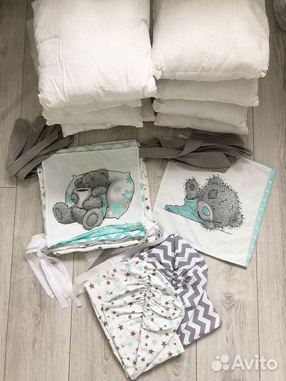 Бортики на детскую кроватку