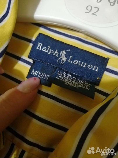 Рубашка ralph lauren оригинал 12-14лет(м)