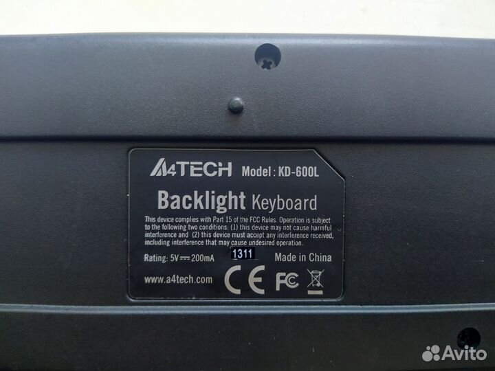 Клавиатура с подсветкой A4Tech KD-600L