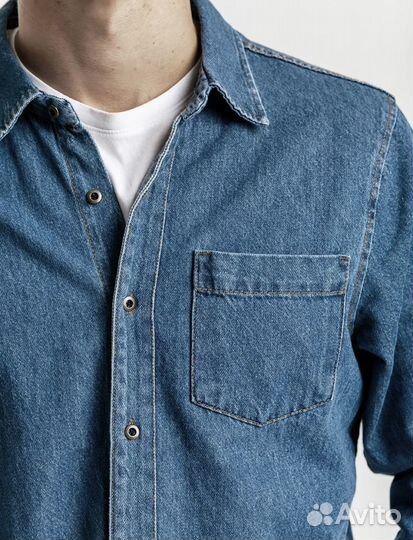 Джинсовая рубашка