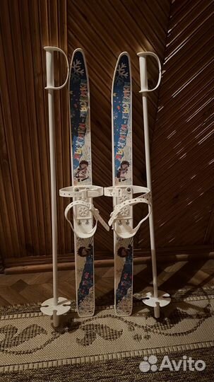 Лыжи детские 80 см высота