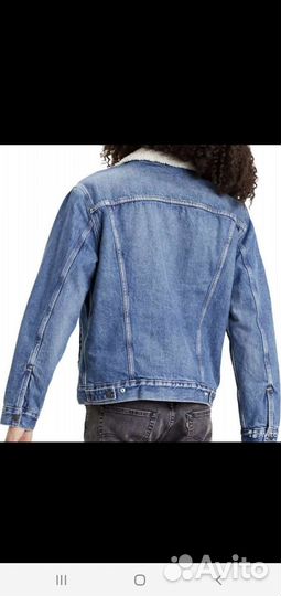 Джинсовая куртка levis sherpa Trucker