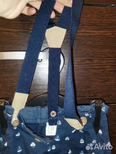 Шорты с подтяжками детские H&M