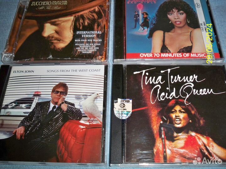 CD фирменные (elton john, zucchero и др.)