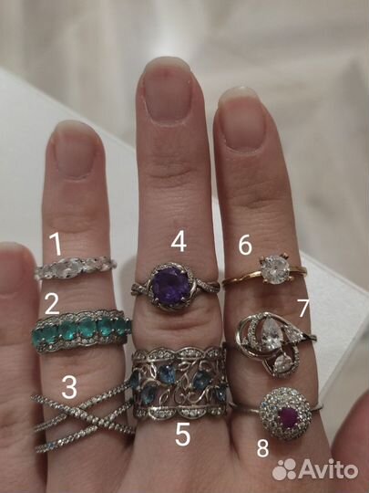 Серебряное кольцо 925