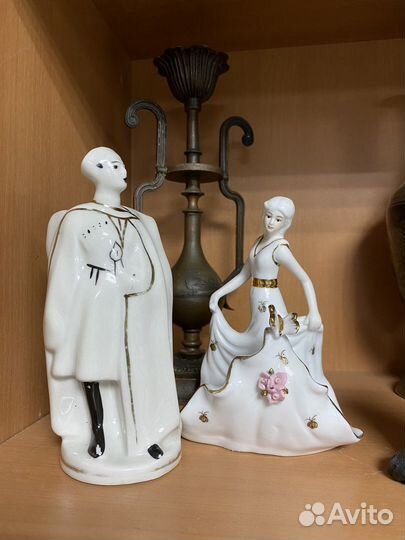 Фарфоровая статуэтка джигит СССР