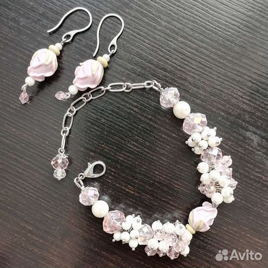 Браслет и серьги 