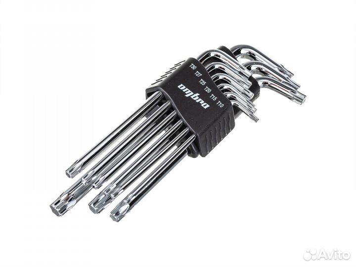 Набор торцевых ключей torx Ombra (Т10-Т50) - 9 шт