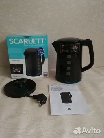 Электрочайник Scarlett SC-EK18P61 черный