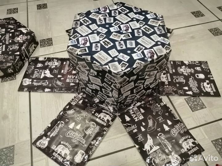 Упаковка для подарка, огромная коробочка сюрприз