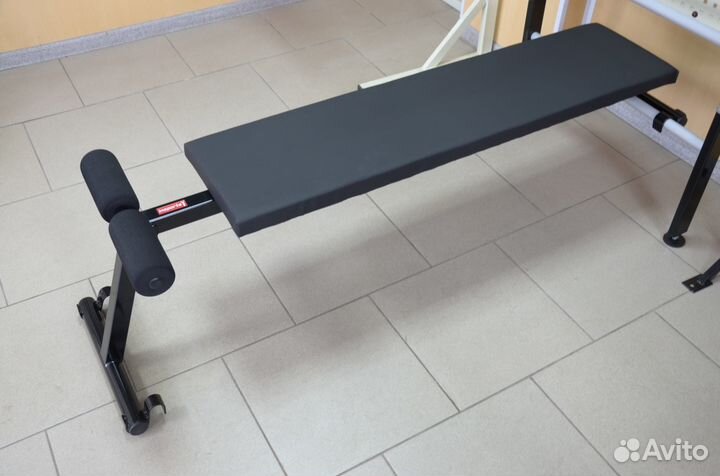 Скамья для пресса на шведскую стенку с валиками