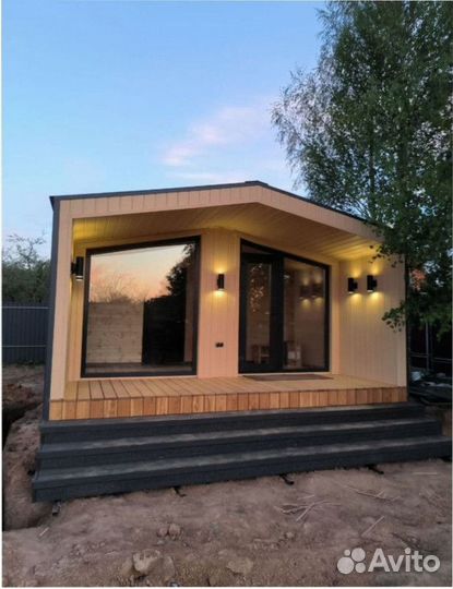 Каркасный дачный дом с доставкой 75 м кв, арт. го-3818