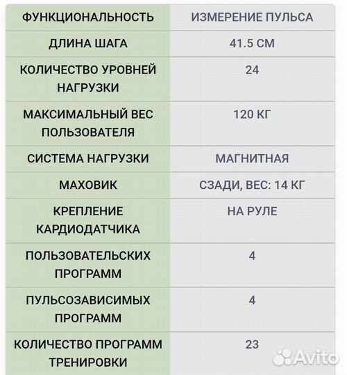 Эллиптический тренажер