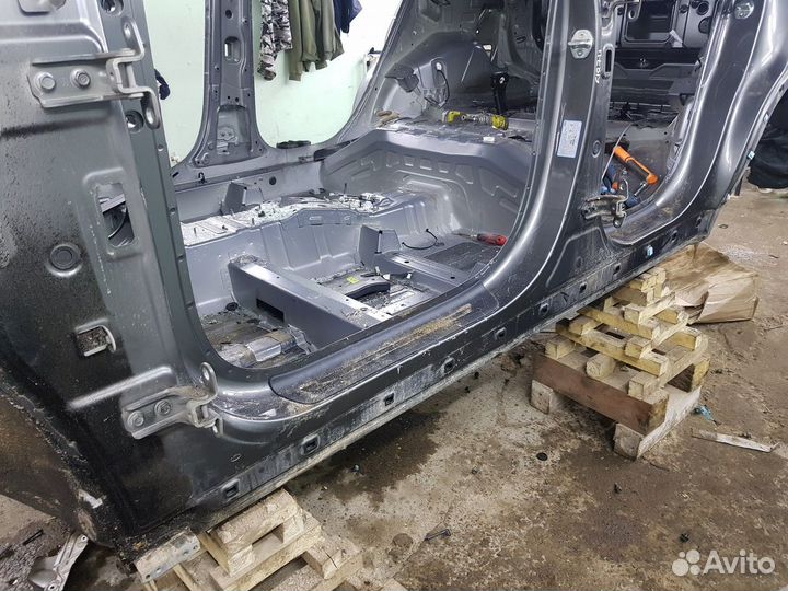 Порог с центральной стойкой левый (Kia Seltos)