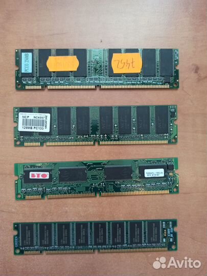 Память: Dimm Sdram, DDR, DDR2, DDR3