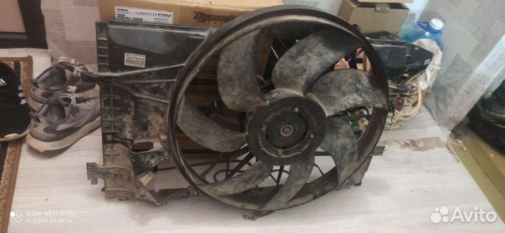 Вентилятор охлаждения мерседес w203 c180