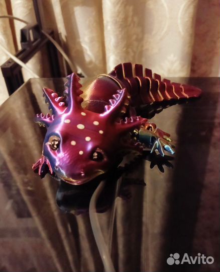 Аксолотль на шарнирах