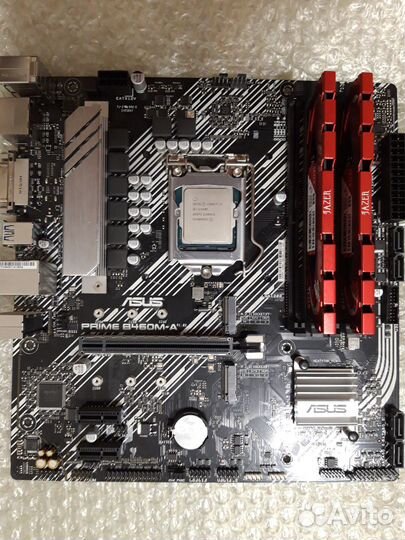 Intel i5 10400f + B560 Н510 + DDR4 16g 1200