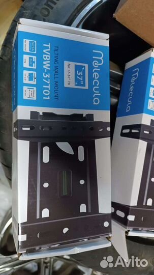 Кронштейн на стену Molecula tvbw-37T01, черный