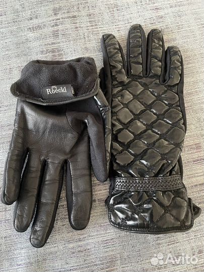 Перчатки женские кожаные
