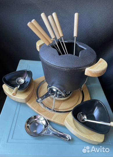 Набор для фондю (чугун) 17 предметов